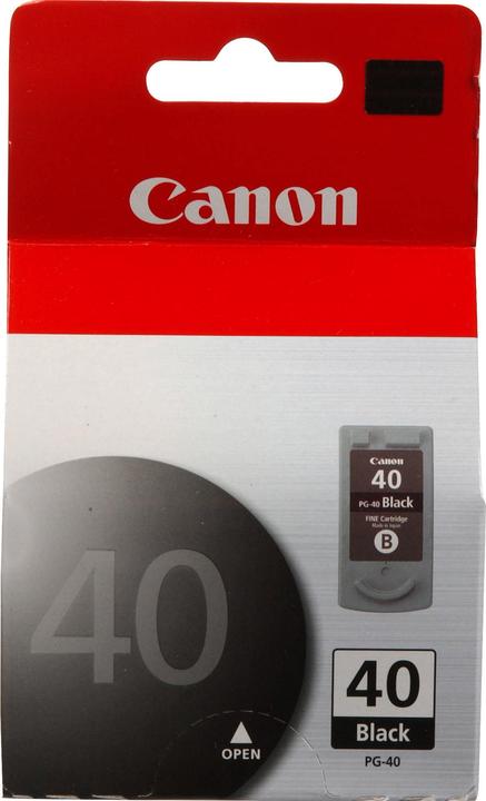 Actual product image Canon PG-40 BLACK INK 0615B001 (FC)