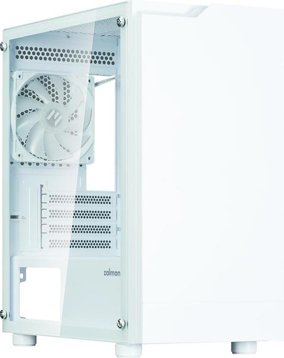 Produktbild Zalman Boitier Moyen Tour ATX T4 Plus avec panneau vitré (Blanc) (Mini-ITX, ATX)