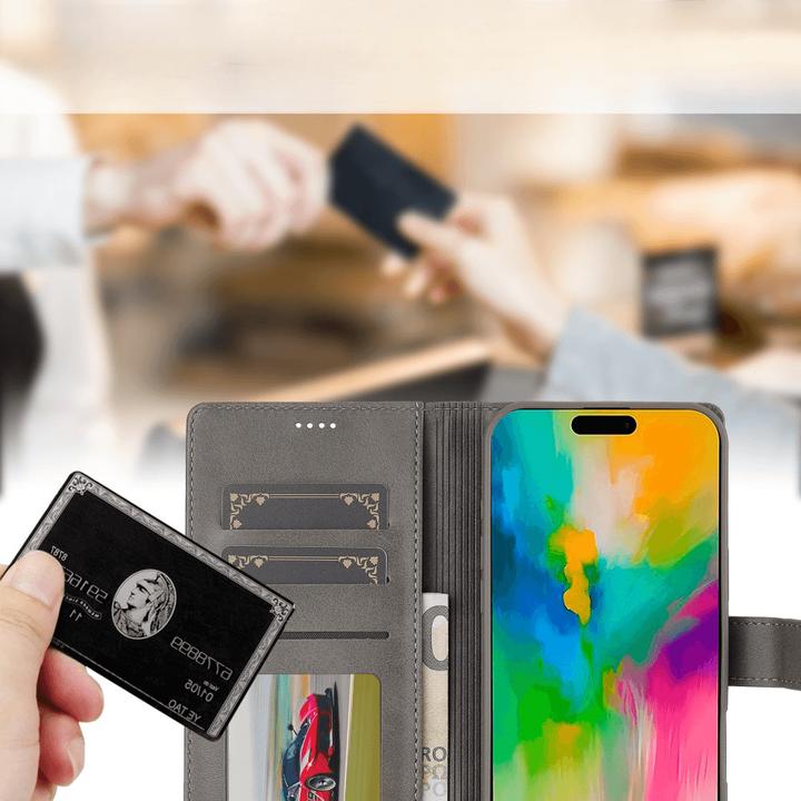 Image du produit LC.Imeeke iPhone 16 Pro - Étui en cuir (Apple iPhone 16 Pro)