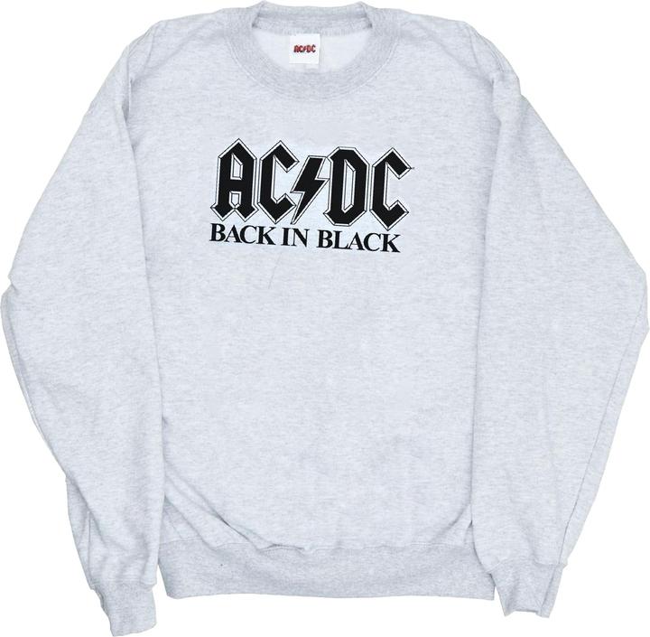 AC/DC Back in Black Logo Sweatshirt