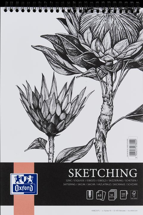 Produktbild Oxford Skizzenblock (A3, Blanko, Weicher Einband)