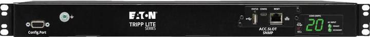 Actual product image Eaton Tripp Lite Series PDU Switched ATS 200-240V 16/20A 8 C13 2 C19 C20 Horizontal 1URM