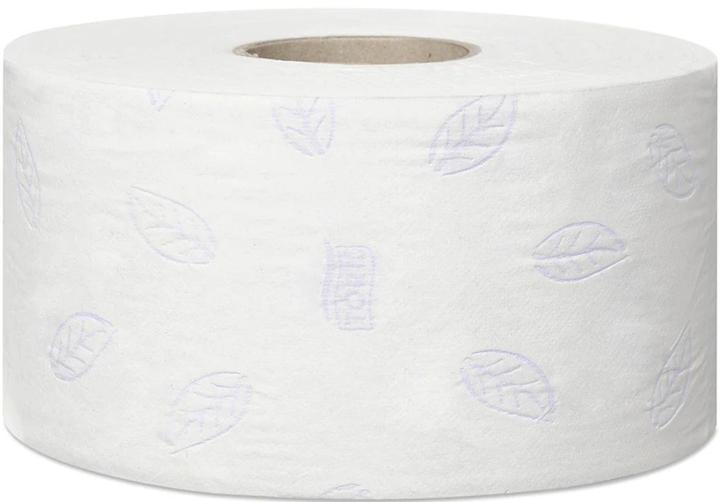 Produktbild Tork Toilettenpapier Mini Jumbo 3-lagig Papier weiss 600 Bl./Rl. 12 Rl./Pack. (12 x)