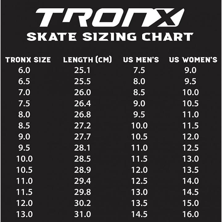 Nährwerte und Zutaten TronX Inline-Rollschuhe E1.0 SR (SR 8 – 43) (43)