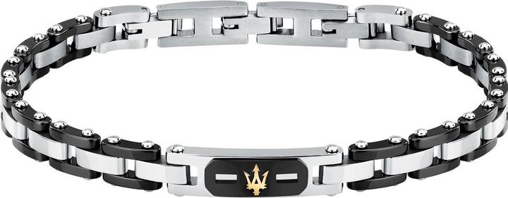 Maserati Ceramic Armband (21.50 cm, Edelstahl, Keramik)