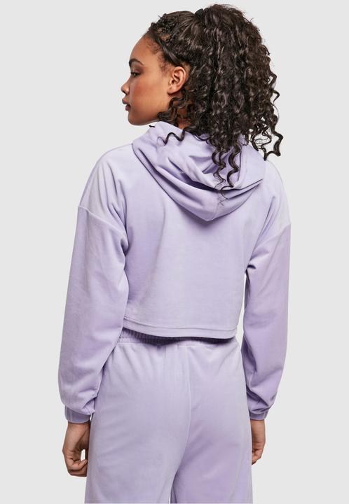 Image du produit Urban Classics Sweat à capuche croisé en velours pour femmes (4XL)