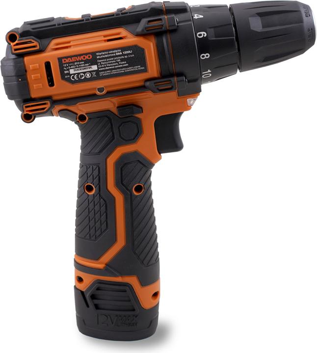 Actual product image Daewoo Power Products Cordless Set: drill + saw (Rechargeable battery operated)