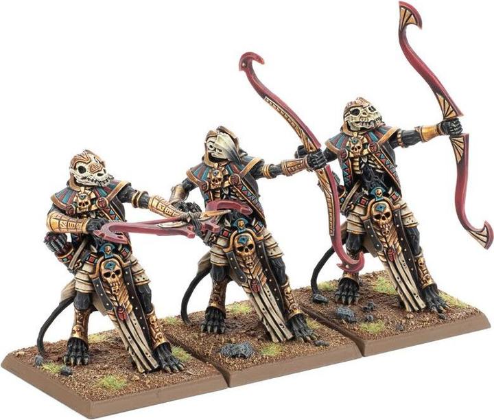 Image du produit Games Workshop Warhammer ToW - Tomb Kings of Khemri Ushabti avec Grands Arcs (Métal)