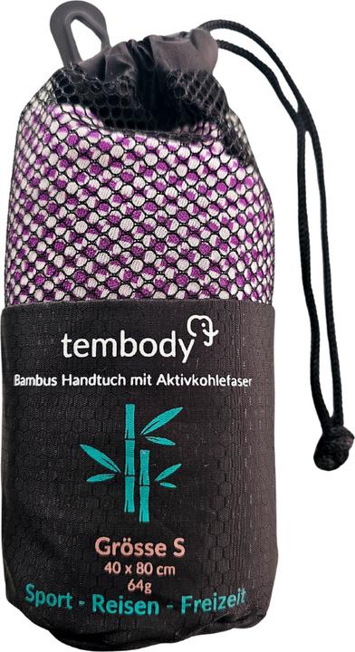 Produktbild Tembo Tembody Bambus Reisehandtuch Lila S