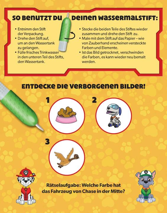 Actual product image PAW Patrol Water Magic - simply paint with water!