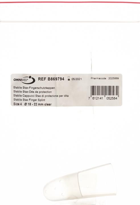 Omnimed Stax-Fingerschutzkappen perforiert transparent (4)
