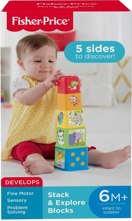 Produktbild Fisher-Price Entdecker- und Stapelwürfel
