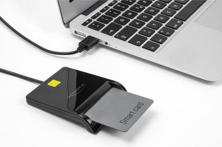 Actual product image Delock 91724 Chipkartenleser USB-A schwarz (91724) (USB)