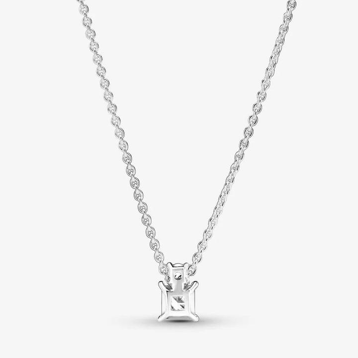Actual product image Pandora Necklace Sparkling Round & Square (Sterling silver 925, 45 cm)
