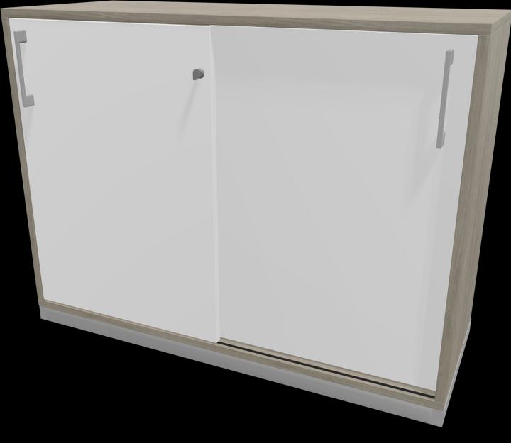 Bianco, Grigio argento, Legno decorativo grigio con struttura