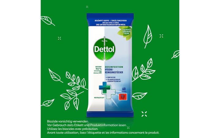 Produktbild Dettol Desinfektions-Reinigungstücher
