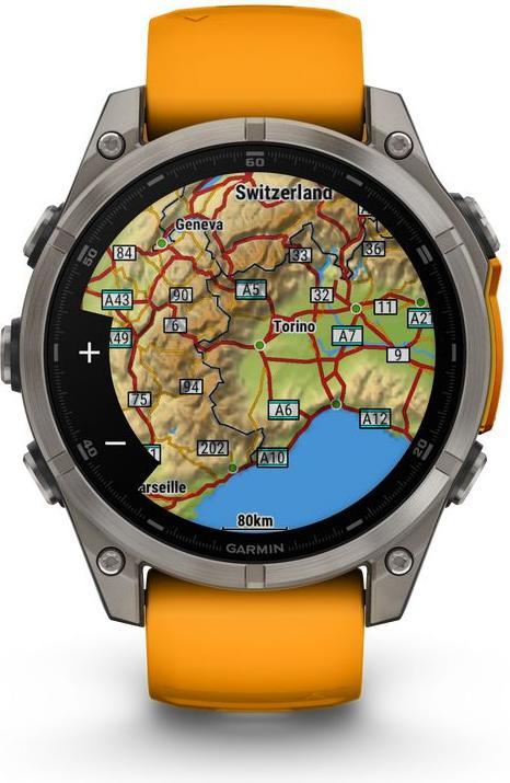 Actual product image Garmin Fenix 8 AMOLED Sapphire Titan (47 mm)