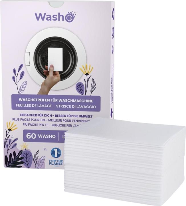 Produktbild Washo Waschstreifen (60 Waschgänge, Waschtücher)
