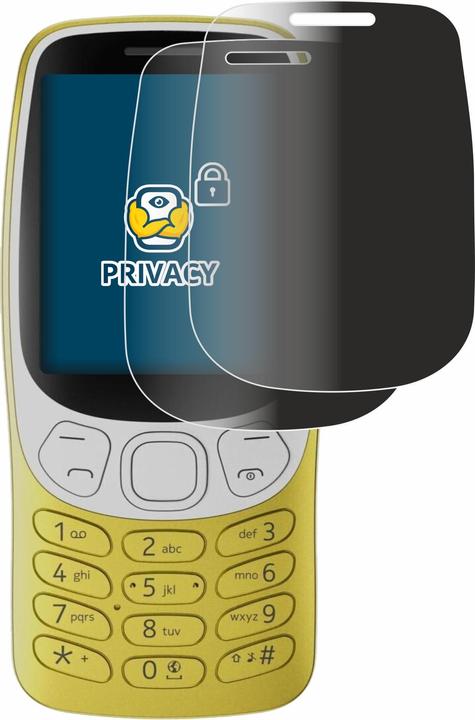Productafbeelding BROTECT Anti-spionnetje privacyfolie Beschermfolie tegen blauw licht (2 Stuk, Nokia 3210)