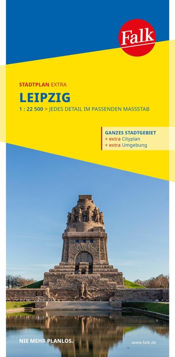 Produktbild Falk Stadtplan Extra Leipzig 1:22.500