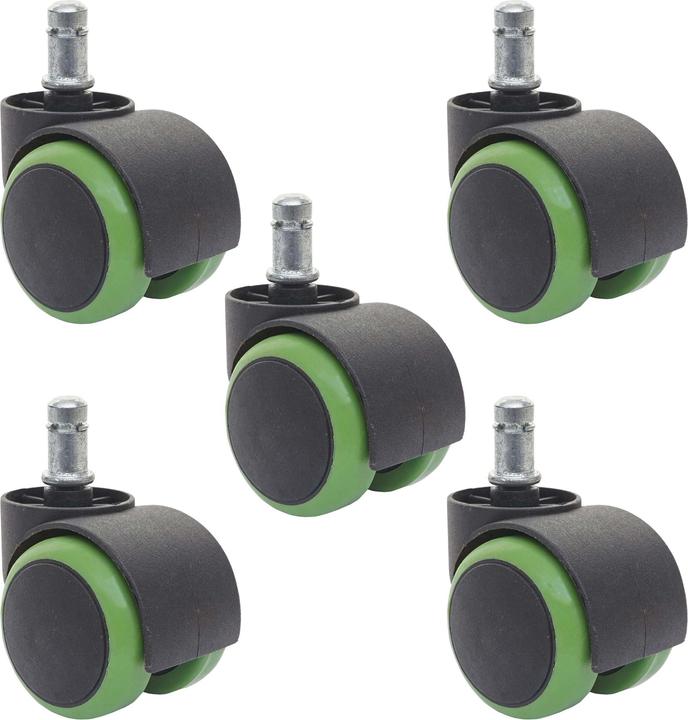 Actual product image Jamb 5x hard floor castors 105kg