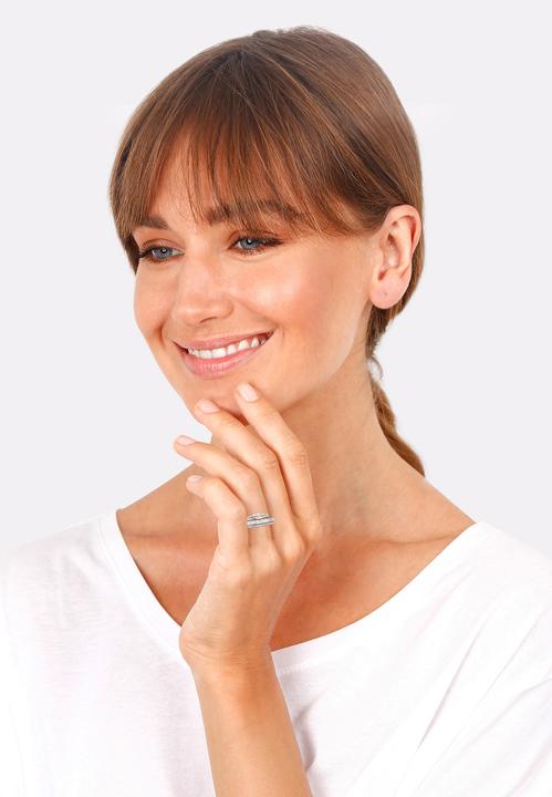 Immagine prodotto Elli Anello di cristallo, set di anelli (52, 925 Argento)