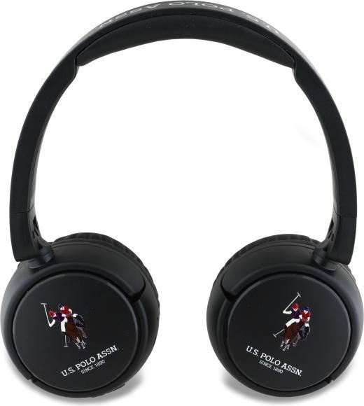 Produktbild U.S. Polo US Polo Bluetooth Headphones USHPV6PUNK Black/Black DH Color Logo (30 h, Kabellos)