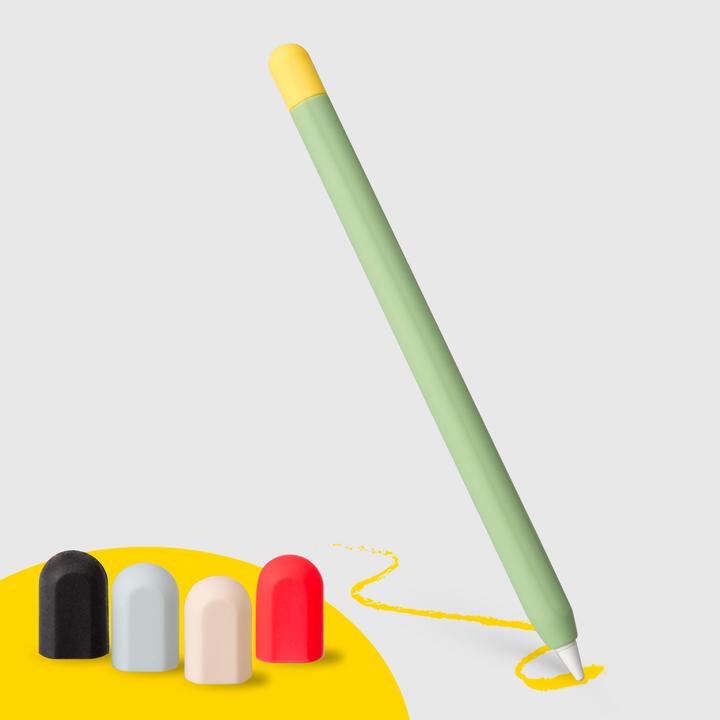 Actual product image SBS doodroo Skin Apple Pencil Avocade Green W/5 Caps