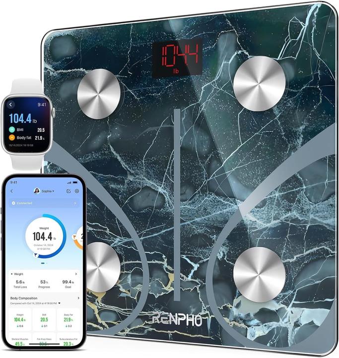 Produktbild Renpho Digitale Körperfettwaage mit App-Unterstützung (180 kg)