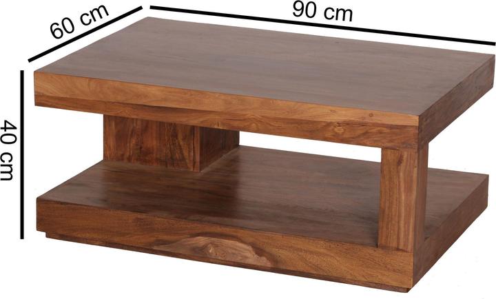 Actual product image FineBuy Coffee table (90 x 60 x 40 cm)