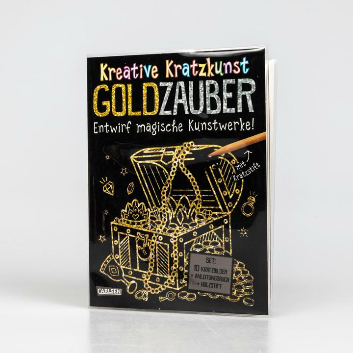 Produktbild Kratzbilder für Kinder: Kreative Kratzkunst: Goldzauber