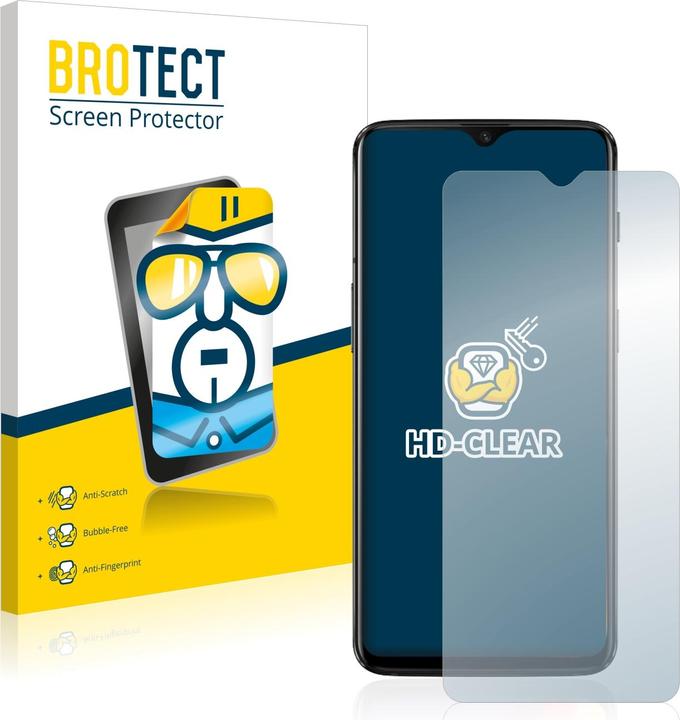 Actual product image BROTECT Screen Protector Clear (2 Piece, OnePlus 6T)