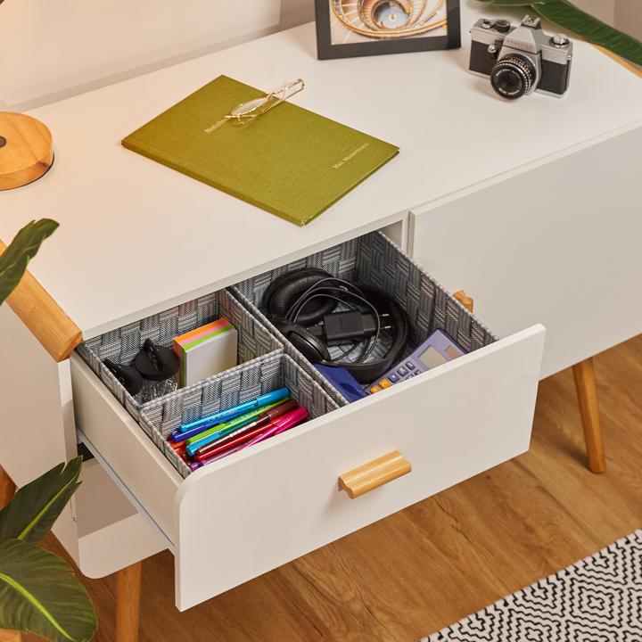 Actual product image Relaxdays 3x storage baskets (3 x, 32 x 22 x 12.5 cm)