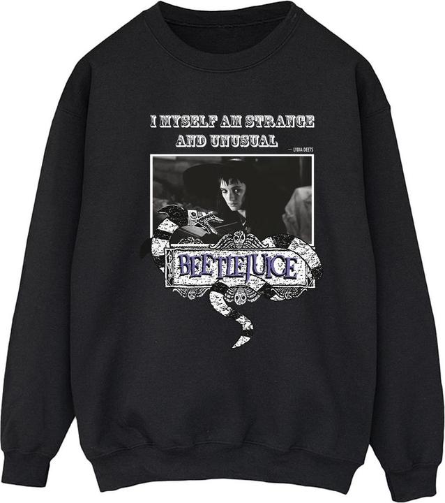 Beetlejuice I Myself Am Strange And Unusual Sweatshirt