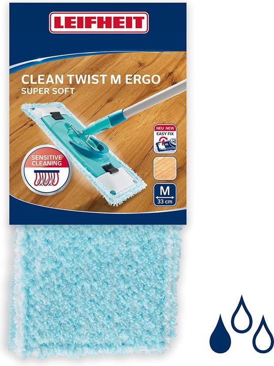 Image du produit Leifheit Housse d'essuyage Super soft M Ergo 1 pièce (1 pcs)