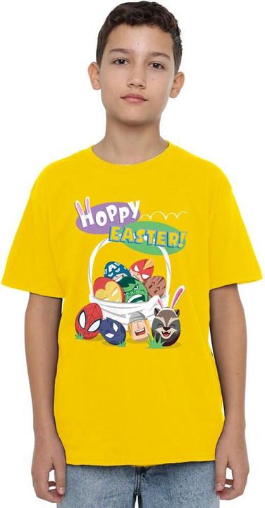 Actual product image Childrens/Kids Hoppy Eggs Easter T-Shirt (140)