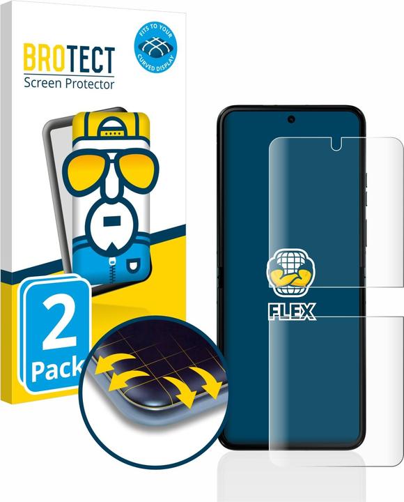 Produktbild BROTECT Full-Cover Displayschutz (2 Stück, Motorola Razr 40 Ultra)
