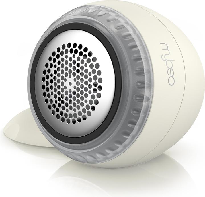 Produktbild Mybeo Fusselrasierer, Elektrischer Akku Fusselentferner beige, Sicherheitsschalter, für Kleidung & Polster