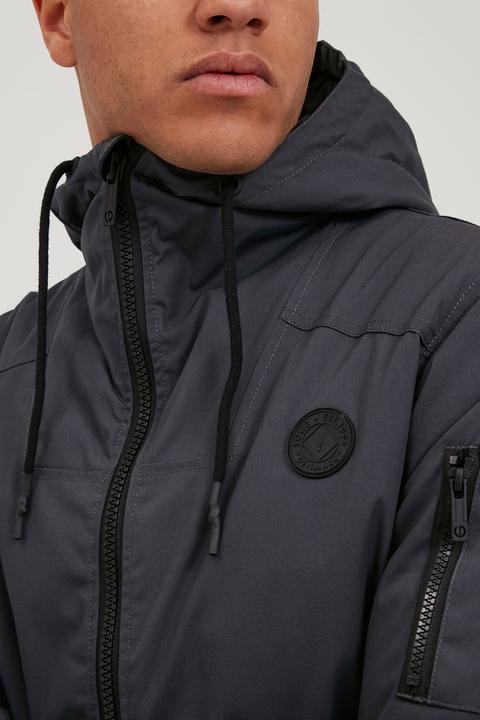 Immagine prodotto Solid Tilly Sporty Giacca Di Mezza Stagione Piumini Giubotto da Uomo Con Cappuccio (M)