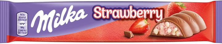 Actual product image Milka Chocolate bar strawberry 36.5 g (36.50 g)