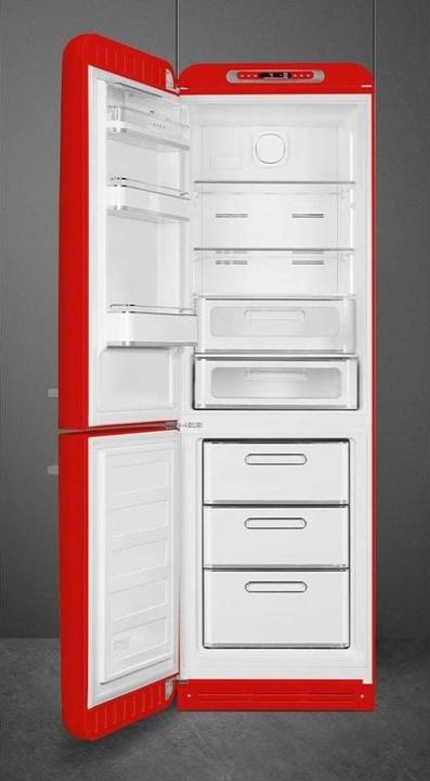 Produktbild Smeg Retro Style Kühl-Gefrierkombination FAB32LRD5 Rot, Links (331 l)