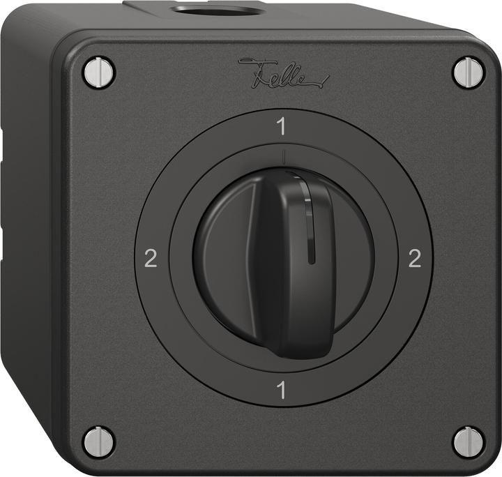 Actual product image Feller Changeover switch 3/1 black