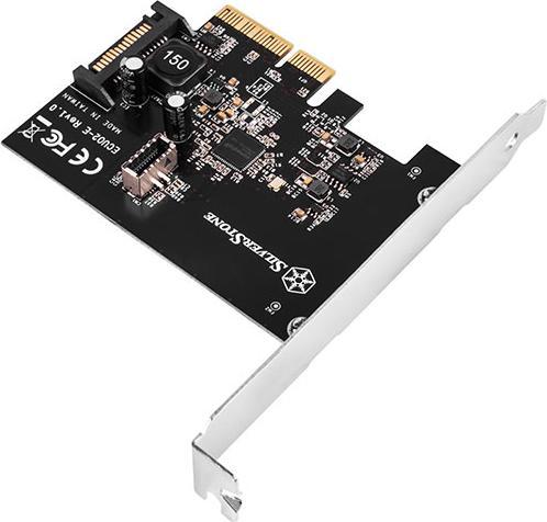 Produktbild Silverstone ECU02-E - USB-Adapter - PCIe 3.0 x2 Low-Profile