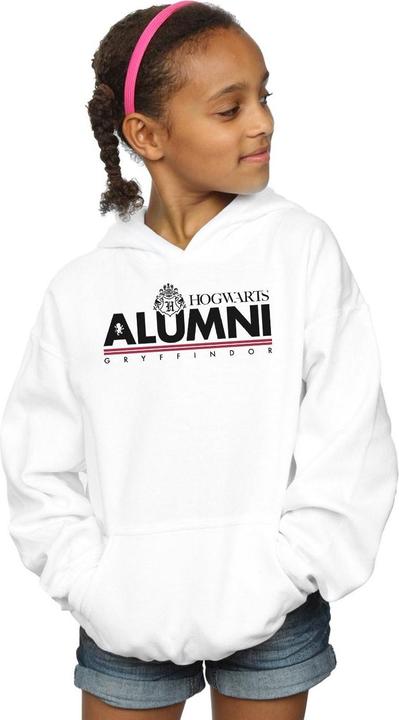 Actual product image Girls Hogwarts Alumni Gryffindor Hoodie (128)