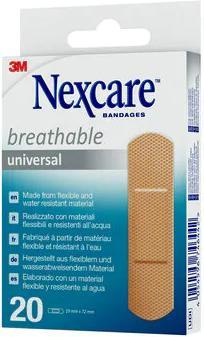 Produktbild Nexcare Breathable Universal Pflaster (20 x)