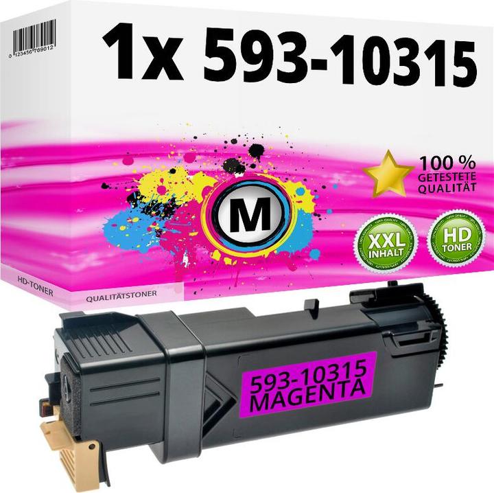 Actual product image Druckfuxx 1x XXL TONER PATRONE für DELL 2130CN 2135CN KASSETTE Kartusche 593-103