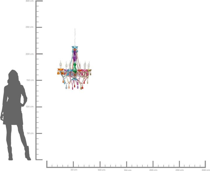 Produktbild Kare Design Starlight Rainbow 6-Arm (E14)