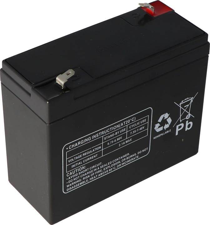 Actual product image Multipower Battery MP7-6S like Sonnenschein A206/6.5S, but with slightly different contacts (6 V, 6.50 Ah)