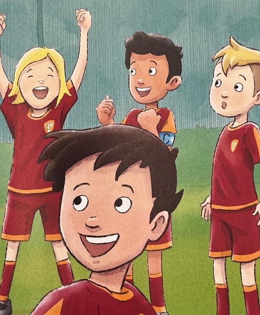 Image du produit Elf Fussball-Freunde halten zusammen (Allemand, Christian Loeffelbein, Betty van Bonn, 2024)