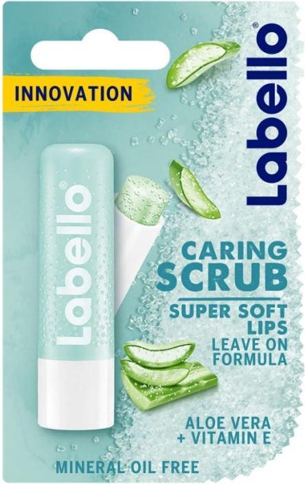 Produktbild Labello Caring Scrub Aloe Vera (Pflegestift, 5.50 ml)